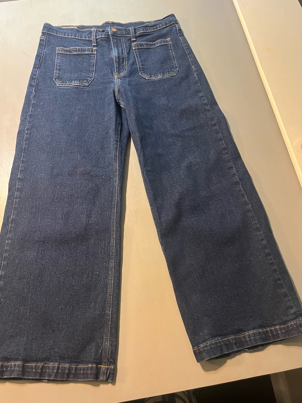 GAP Cotton Jeans Dark Wash 33/16 Short Dark Wash Blue